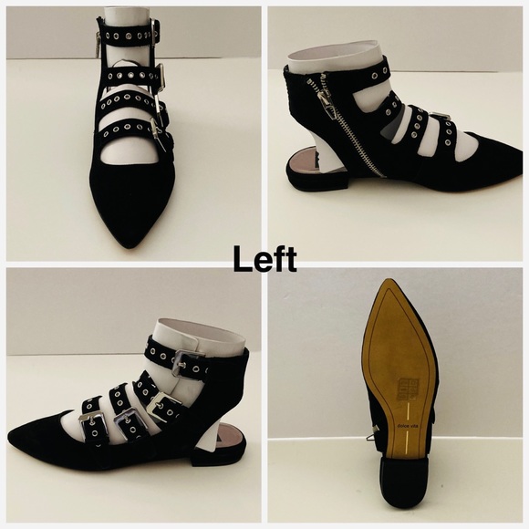 Dolce Vita Black Suede Flats - Picture 3 of 8